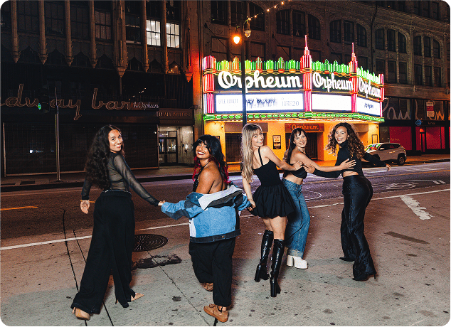 dancers training at Los Angeles dance studios